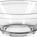 Stacking Glass | Round Dessert Plate | 621 ml |Transparent