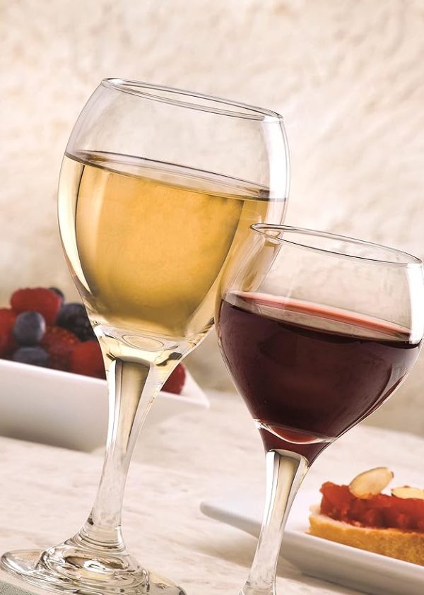 white wine glass | Teardrop | 251 ml |transparent - Image 1